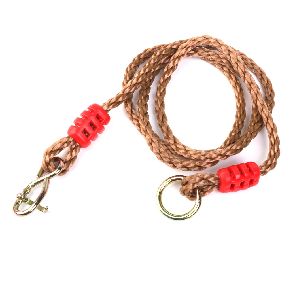 MagiDeal 1 Pair Adjustable Swing Rope for Tree Swing Beam Swing Outdoor Toy Accessory 1.8M