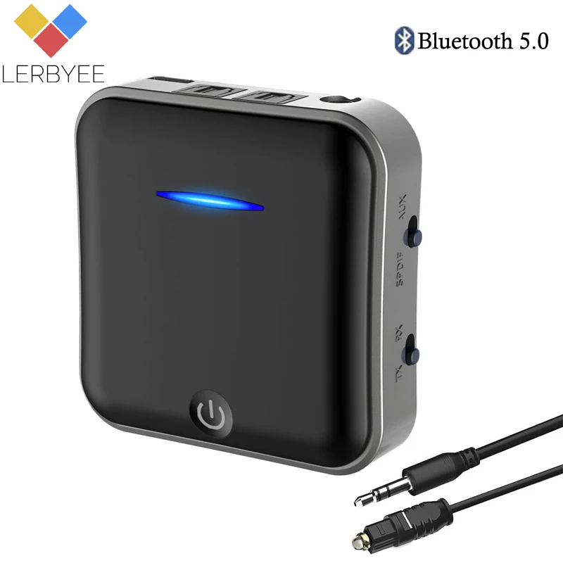 Lerbyee Bluetooth Audio Receiver 5.0 Transmitter 3.5m Wireless Audio Adapter Digital Optical Toslink/SPDIF mini for TV Headphone
Lerbyee Bluetooth Audio Receiver 5.0 Transmitter 3.5m Wireless Audio Adapter Digital Optical Toslink/SPDIF mini for TV Headphone