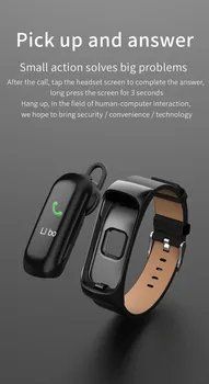 C15 Smart Bracelet Earphones Compatible For Android IOS Smart Wristband Alarm Reminder Sleep Monitor Black
C15 Smart Bracelet Earphones Compatible For Android IOS Smart Wristband Alarm Reminder Sleep Monitor Black