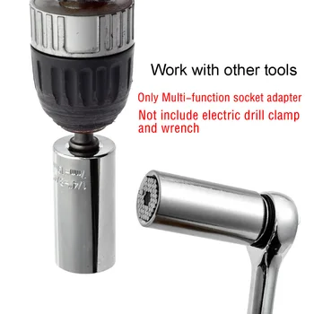 7-19mm Grip Universal Socket Multi-Function A Hand Tool Set Repair Kit Locksmith Screwdriver Wrench Adapter
7-19mm Grip Universal Socket Multi-Function A Hand Tool Set Repair Kit Locksmith Screwdriver Wrench Adapter