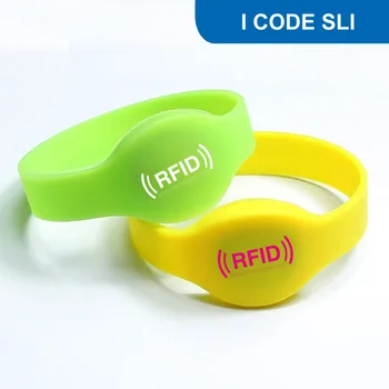 WB01 RFID Silicone Wristband NFC Bracelet Tag for Acess Control 13.56MHZ ISO15693 1K BIT R/W ISO18000-3 with I CODE SLI Chip
WB01 RFID Silicone Wristband NFC Bracelet Tag for Acess Control 13.56MHZ ISO15693 1K BIT R/W ISO18000-3 with I CODE SLI Chip