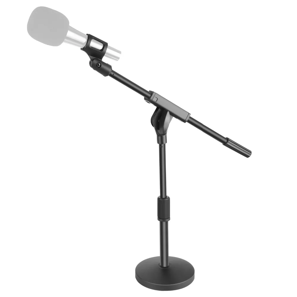 Neewer Short Desktop Microphone Stand with 5.5 inches/14 centimeters Heavy Duty Round Weighted Base Adjustable Single Section
Neewer Short Desktop Microphone Stand with 5.5 inches/14 centimeters Heavy Duty Round Weighted Base Adjustable Single Section