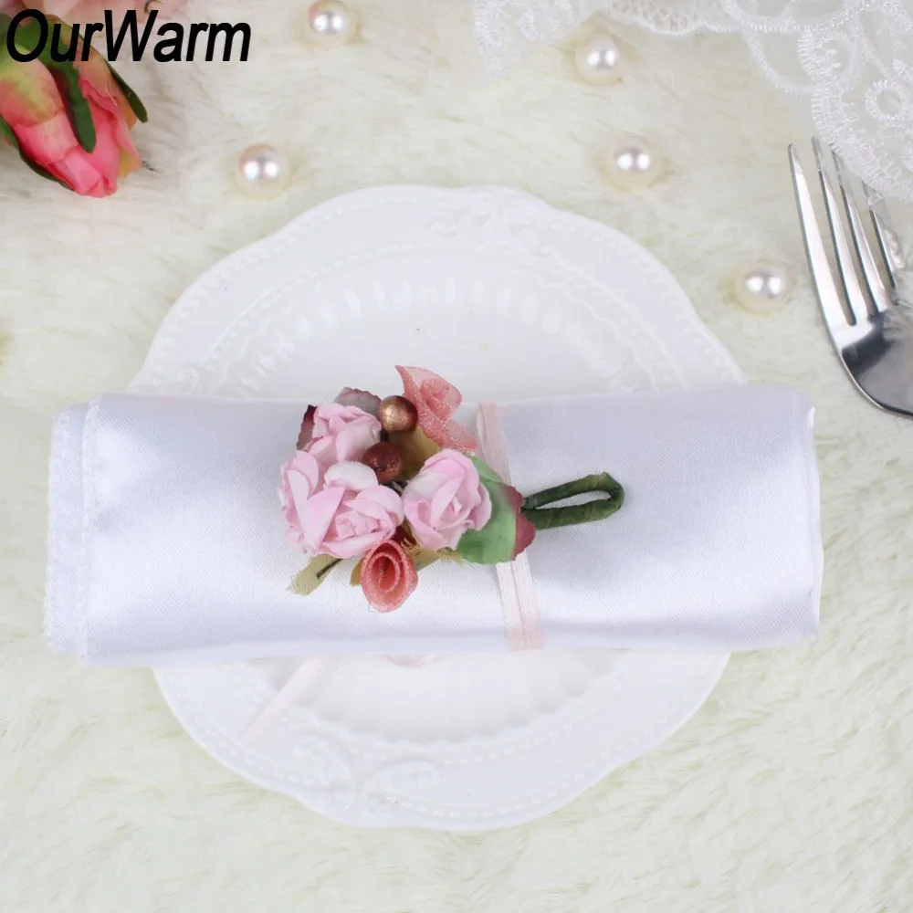 OurWarm 5 Pack 12"x 12" Satin Linen Napkins Wedding Napkins Pocket Restaurant Handkerchief Party Table Decoration Accessories
OurWarm 5 Pack 12"x 12" Satin Linen Napkins Wedding Napkins Pocket Restaurant Handkerchief Party Table Decoration Accessories