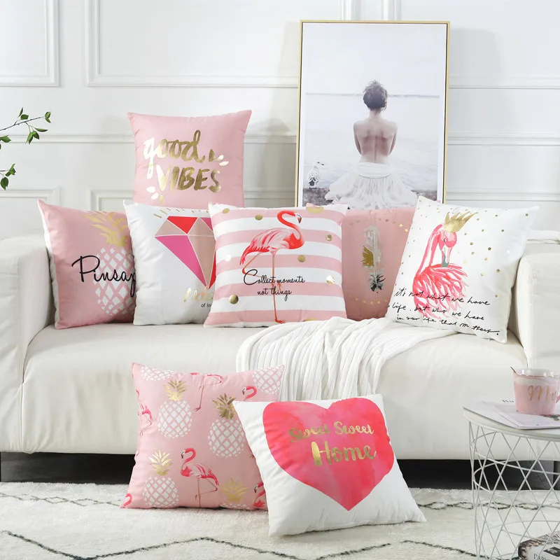 INS nordic wind super soft flannel bronzing flamingo printing pillow set office rest pillow set
INS nordic wind super soft flannel bronzing flamingo printing pillow set office rest pillow set