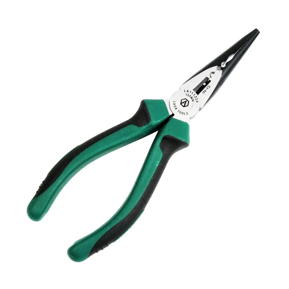 LAOA LA111326 6" Long Sharp Nose Pliers Cutter Cutting Copper Cable Wire Repair Clamping Stripping Hand DIY Tools Snip Nipper
LAOA LA111326 6" Long Sharp Nose Pliers Cutter Cutting Copper Cable Wire Repair Clamping Stripping Hand DIY Tools Snip Nipper