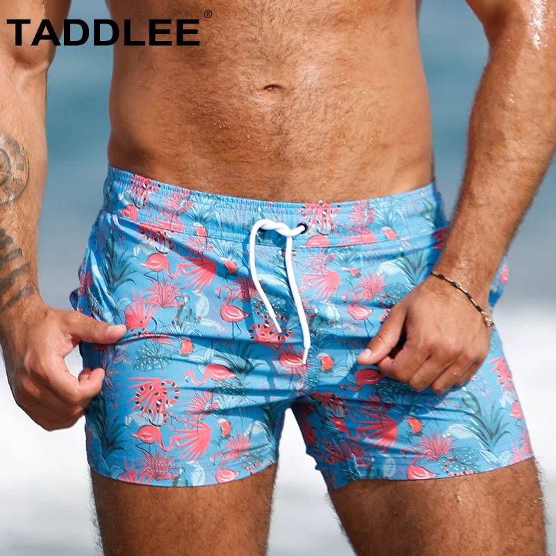 

Taddlee Brand Sexy Swimwear Men's Boardshorts Beach Shorts Wear Surfing Swimming Boxer Trunks Square Cut Bathing Suits Swimsuits