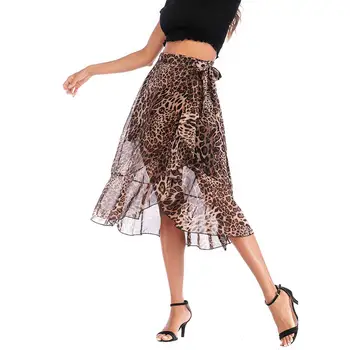 Women's A-line High Waist Leopard Print Pleated Flared Gown Midi Skirts Soft Cool Summer Fashion Streetwear Female Clothes Sexy
Women's A-line High Waist Leopard Print Pleated Flared Gown Midi Skirts Soft Cool Summer Fashion Streetwear Female Clothes Sexy