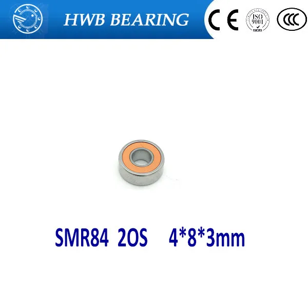 1 шт. 4x8x3 мм SMR84 2OS CB ABEC7 SMR84C гибридные керамические подшипники из нержавеющей