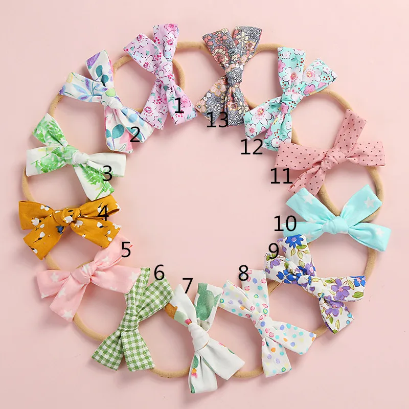 13pcs Spring Summer Fabric Cotton Bows Nylon Headbands,Soft Stretchy Floral Plaid Prints Bowknot Head Bands Baby Girls Head Wrap
13pcs Spring Summer Fabric Cotton Bows Nylon Headbands,Soft Stretchy Floral Plaid Prints Bowknot Head Bands Baby Girls Head Wrap