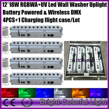 High brightness Rechargeable battery wireless dmx led wash light for wedding party disco decor 12x18w RGBWA+UV 4XLOT+1 Fly case
High brightness Rechargeable battery wireless dmx led wash light for wedding party disco decor 12x18w RGBWA+UV 4XLOT+1 Fly case