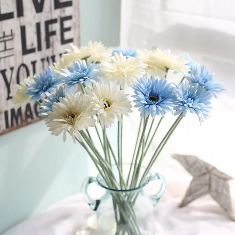 1pcs 23 Colors 55cm Cutest Artificial Silk Gerbera Daisy Flowers Leaf Colorful Gerbera Bouquets for Home Party Favors Decors
1pcs 23 Colors 55cm Cutest Artificial Silk Gerbera Daisy Flowers Leaf Colorful Gerbera Bouquets for Home Party Favors Decors