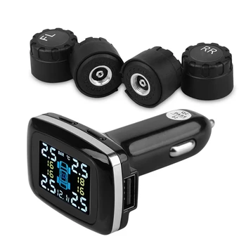 High qualityCar Tire Pressure Monitoring System TPMS Real-time Cigarette Lighter USB Wireless Auto Tire Pressure Gauge 4 Sensors
High qualityCar Tire Pressure Monitoring System TPMS Real-time Cigarette Lighter USB Wireless Auto Tire Pressure Gauge 4 Sensors