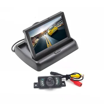 Gianloon 4.3"Foldable TFT LCD Car Monitor + Night Vision Rear View Camera with 7LED lights Auto Reverse Camera
Gianloon 4.3"Foldable TFT LCD Car Monitor + Night Vision Rear View Camera with 7LED lights Auto Reverse Camera