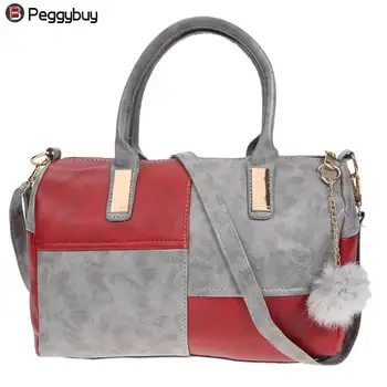 Vintage Women Contrast Color Shoulder Bag Fashionable PU Leather Messenger Bags CrossBody Bag High Quality Female Handbag
Vintage Women Contrast Color Shoulder Bag Fashionable PU Leather Messenger Bags CrossBody Bag High Quality Female Handbag