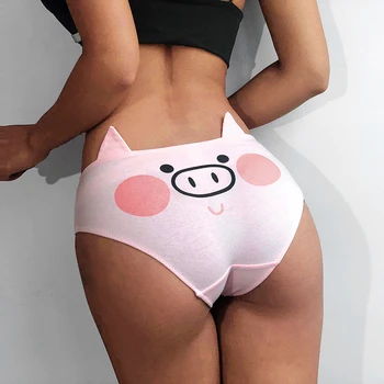 1Pcs 2020 Hot Women 3D Pink Pig Printing Panties Cotton Underwear with Ear Decoration Cute Shorts Briefs Sexy Panties for Girls
1Pcs 2020 Hot Women 3D Pink Pig Printing Panties Cotton Underwear with Ear Decoration Cute Shorts Briefs Sexy Panties for Girls