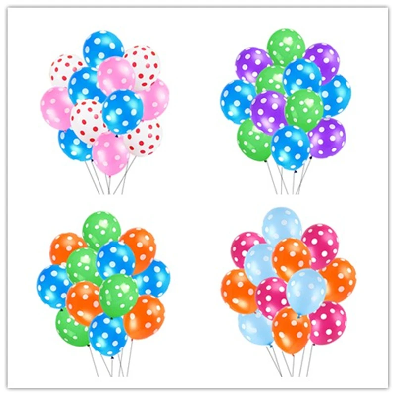 12" Latex Polka Dot Balloons Birthday For Halloween Party 15pcs/lot Wedding Marry Decoration Kids Birthday Decoration Supplies
12" Latex Polka Dot Balloons Birthday For Halloween Party 15pcs/lot Wedding Marry Decoration Kids Birthday Decoration Supplies