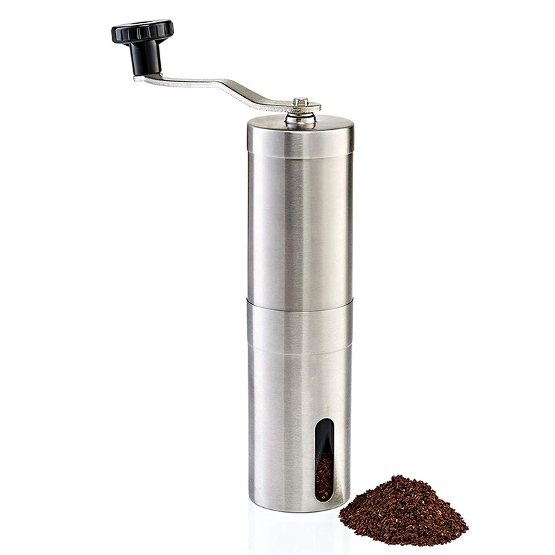 Coffee Grinder - Stainless Steel Portable Manual Conical Burr Mills, Adjustable Ceramic Core
Coffee Grinder - Stainless Steel Portable Manual Conical Burr Mills, Adjustable Ceramic Core