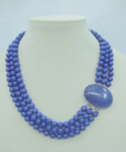 Free shipping@@@@@ Wedding Gift 8mm Blue Lapis Lazuli Necklace Woman Gift Party 3 Layer Jewelry
Free shipping@@@@@ Wedding Gift 8mm Blue Lapis Lazuli Necklace Woman Gift Party 3 Layer Jewelry