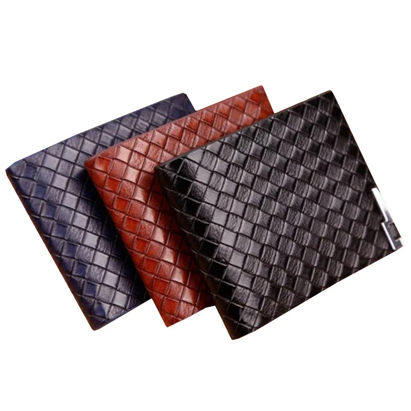 With Zipper Coin bag High quality leather men's Wallets Braided pattern short leather wallets card purse for men Free Shipping
With Zipper Coin bag High quality leather men's Wallets Braided pattern short leather wallets card purse for men Free Shipping