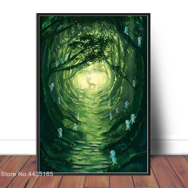 New Princess Mononoke Poster Studio Ghibli Anime Posters and Prints Canvas Painting Wall Art Picture for Living Room Home Decor
New Princess Mononoke Poster Studio Ghibli Anime Posters and Prints Canvas Painting Wall Art Picture for Living Room Home Decor