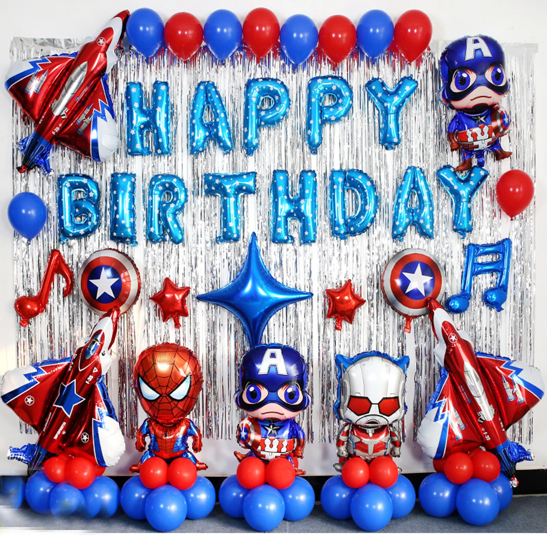 Happy Birthday Foil Ballon Kids Party Decoration Balony Column Standing Hulk Captain America Batman Iron Man Spiderman Balloon
Happy Birthday Foil Ballon Kids Party Decoration Balony Column Standing Hulk Captain America Batman Iron Man Spiderman Balloon