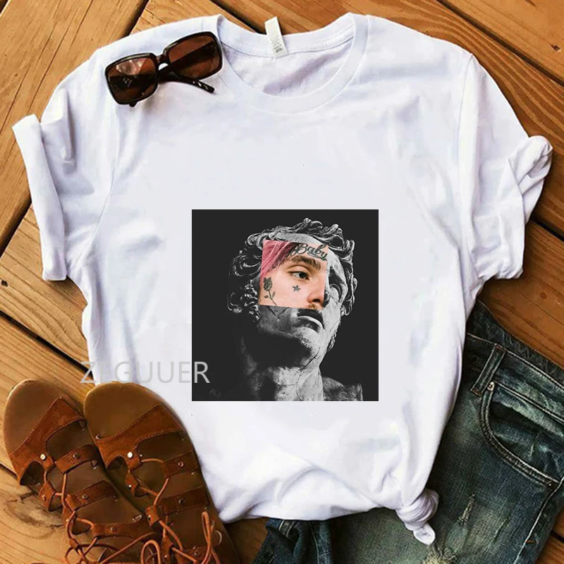 Funny David Print T-Shirt Women Vogue Michelangelo Design T-shirt 100% Cotton Soft White Casual Tees Lady Harajuku Tops
Funny David Print T-Shirt Women Vogue Michelangelo Design T-shirt 100% Cotton Soft White Casual Tees Lady Harajuku Tops