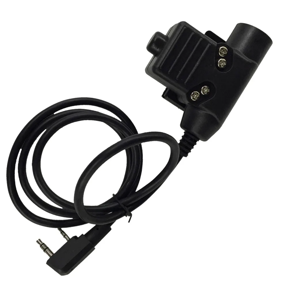 2pin Plug for Z Tactical Comtac II H50 MSA SORDIN H60 HD03 Noise Reduction Headset Waterproof PTT Cable For Kenwood 2 way radios
2pin Plug for Z Tactical Comtac II H50 MSA SORDIN H60 HD03 Noise Reduction Headset Waterproof PTT Cable For Kenwood 2 way radios
