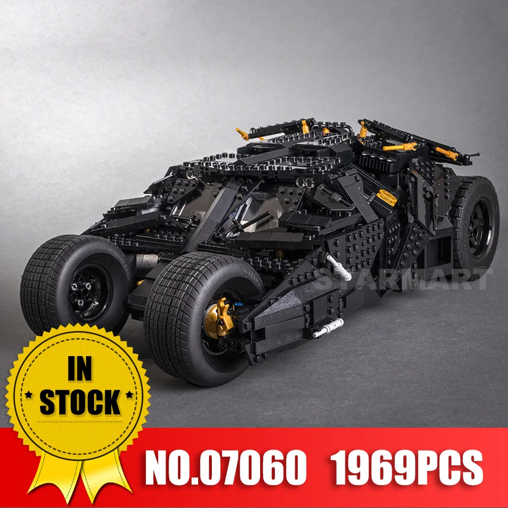 LEPIN 07060 Super Hero Movie Series The Tumbler Batman Armored Chariot Set 76023 Building Block Bricks Toys DIY Birthday Gifts
LEPIN 07060 Super Hero Movie Series The Tumbler Batman Armored Chariot Set 76023 Building Block Bricks Toys DIY Birthday Gifts