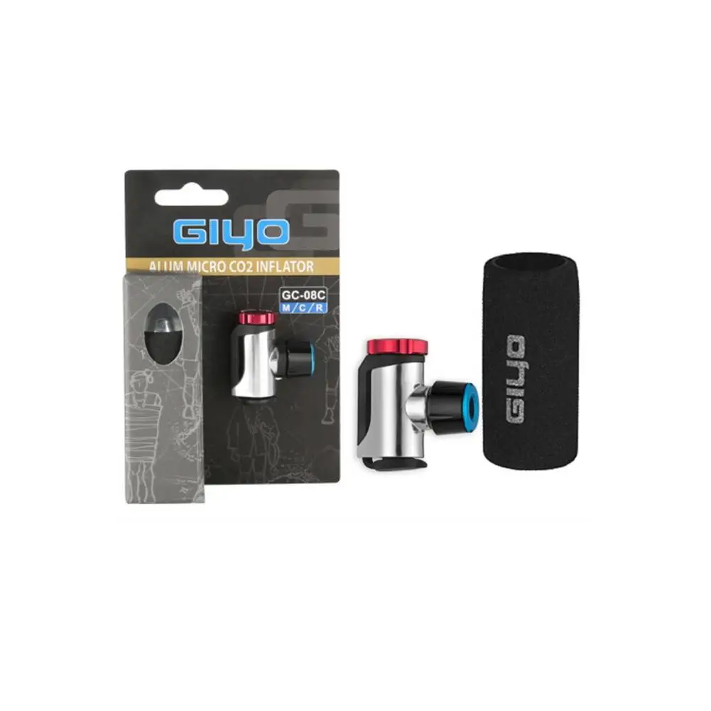 Mini CO2 Pump Adapter Bike Pump CO2 Inflator Aluminum Alloy Tire Tube Hand Bicycle Pumps for Schrader Presta Valve
Mini CO2 Pump Adapter Bike Pump CO2 Inflator Aluminum Alloy Tire Tube Hand Bicycle Pumps for Schrader Presta Valve