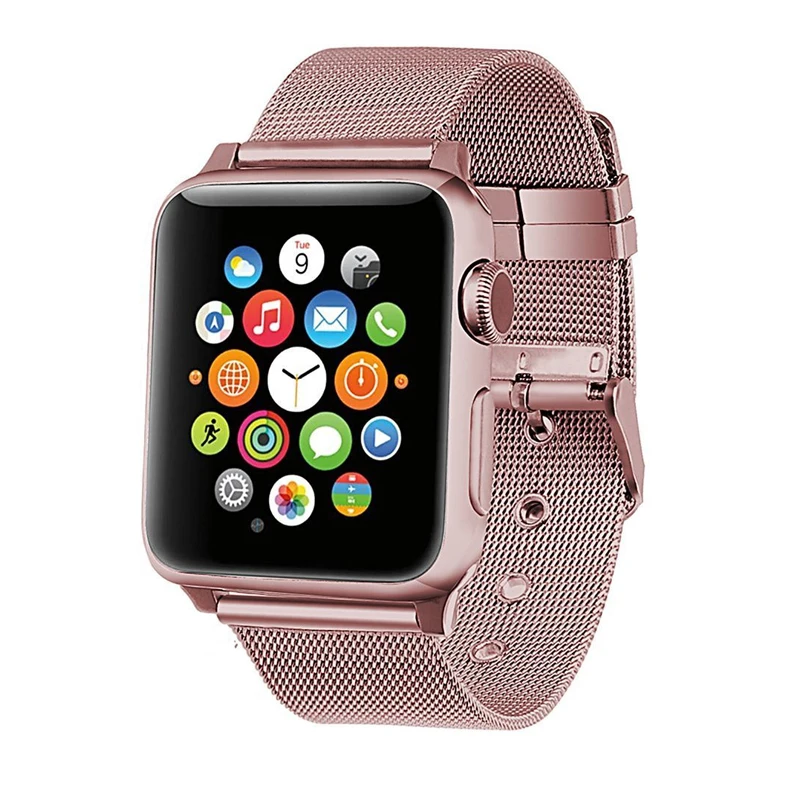 Sport milanese for apple watch band Series 3 2 1 link bracelet strap for iwatch stainless steel buckle with adapters
Sport milanese for apple watch band Series 3 2 1 link bracelet strap for iwatch stainless steel buckle with adapters