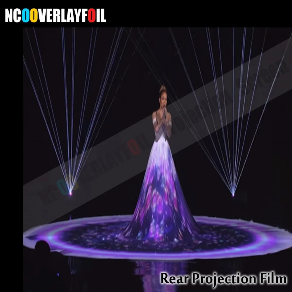 Free shipping 1x1.524 Meters Transparent Holographic film Rear Projection Film High definition and High contrast
Free shipping 1x1.524 Meters Transparent Holographic film Rear Projection Film High definition and High contrast