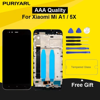 AAA For Xiaomi Mi A1 LCD Touch Screen Digitizer Assembly For Xiaomi Mi 5X LCD Display With Frame Mi 5X Mi A1 Screen Replacement
AAA For Xiaomi Mi A1 LCD Touch Screen Digitizer Assembly For Xiaomi Mi 5X LCD Display With Frame Mi 5X Mi A1 Screen Replacement