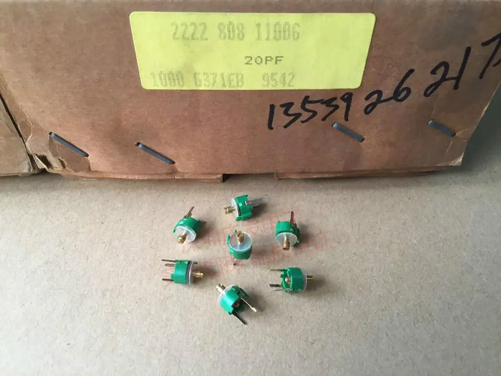 Original new 100% adjustable capacitor 5-20P 5-40P variable capacitance 8MM high frequency fine tuning capacitor (Inductor)
Original new 100% adjustable capacitor 5-20P 5-40P variable capacitance 8MM high frequency fine tuning capacitor (Inductor)