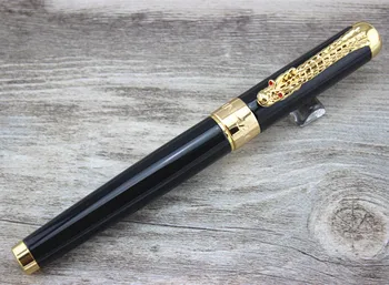 1 X Advanced Fountain PEN Jinhao 1200 Black and Golden Dragon Clip Medium Nib 18 Kgp
1 X Advanced Fountain PEN Jinhao 1200 Black and Golden Dragon Clip Medium Nib 18 Kgp