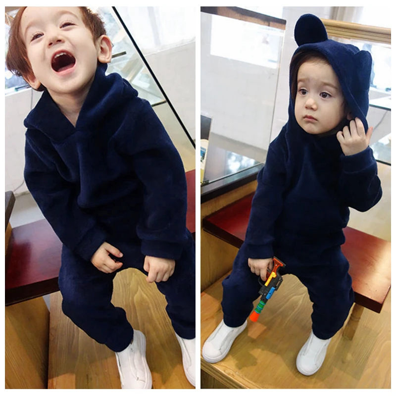 2Pcs Set Tracksuit Sport Suit For Kids Hooded Coat+Solid Pants Kids Clothes Children Clothing Sets Kids Clothing Warm Tracksuit
2Pcs Set Tracksuit Sport Suit For Kids Hooded Coat+Solid Pants Kids Clothes Children Clothing Sets Kids Clothing Warm Tracksuit