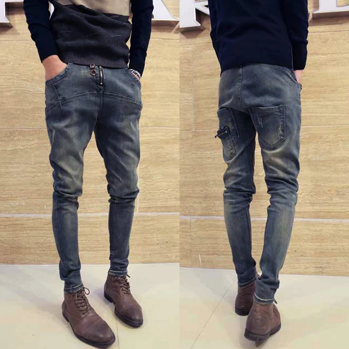 27-36 New 2017 Men's clothing fashion singer Hair Stylist Retro personality harem pants jeans slim skinny pants singer costumes
27-36 New 2017 Men's clothing fashion singer Hair Stylist Retro personality harem pants jeans slim skinny pants singer costumes