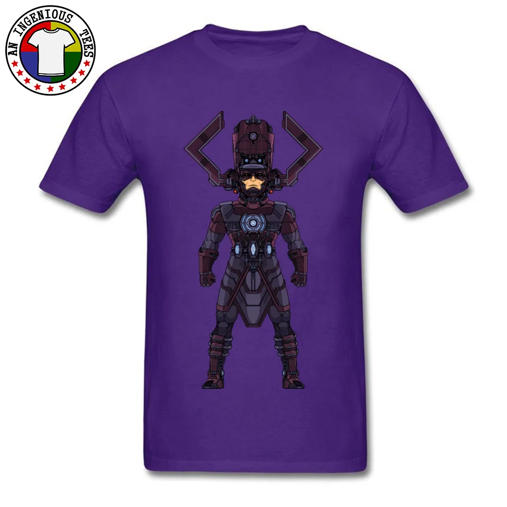 Cheap Galactus Alexmicroheroes Short Sleeve Top T-shirts Lovers Day Crewneck Pure Cotton Tops & Tees for Men Sweatshirts Geek Galactus Alexmicroheroes purple