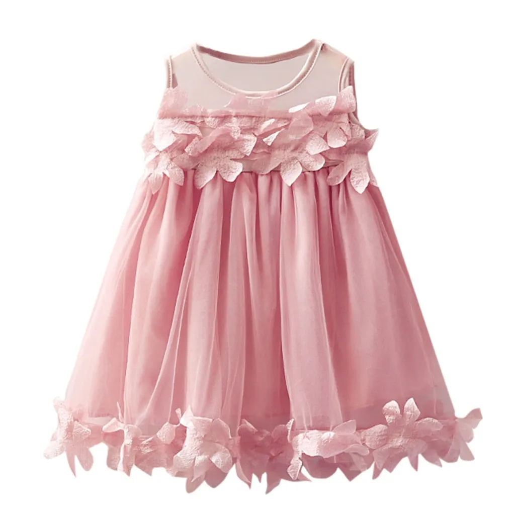 Toddler Baby Girls Sleeveless Solid Tulle Skirt Floral Dresses Princess Dress Princess Dress Children Costume for Kids Clothing
Toddler Baby Girls Sleeveless Solid Tulle Skirt Floral Dresses Princess Dress Princess Dress Children Costume for Kids Clothing