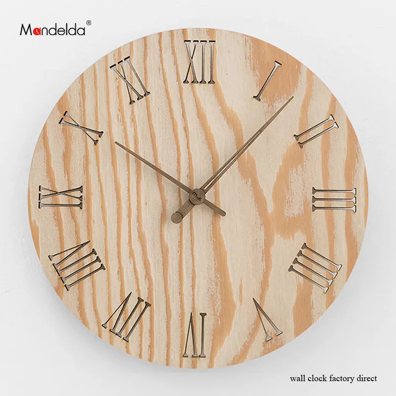 Mandelda 12 inch Classic Waterproof Large Roman Numeral Wall Clock Modern New Quartz Europe Wooden Wall Clocks Home Decor
Mandelda 12 inch Classic Waterproof Large Roman Numeral Wall Clock Modern New Quartz Europe Wooden Wall Clocks Home Decor