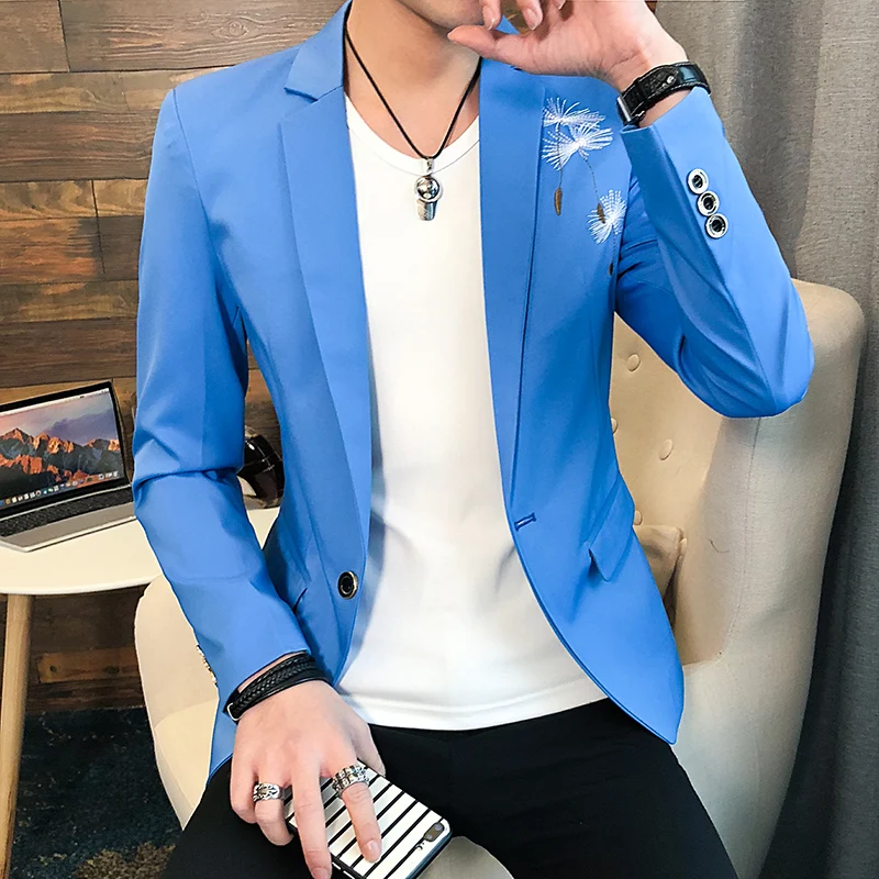 4 Colors Teen Long-sleeved Suit Jackets Slim Design Blazers Mens Fashion Casual Coats Male S M L XL XXL XXXL
4 Colors Teen Long-sleeved Suit Jackets Slim Design Blazers Mens Fashion Casual Coats Male S M L XL XXL XXXL