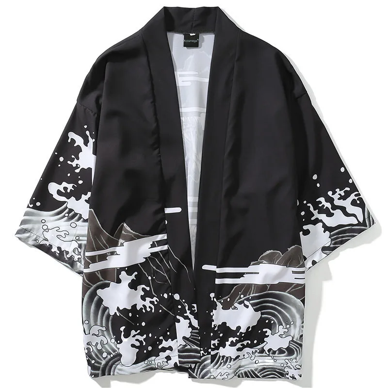 Samurai Crane Japanese Style Kimono Haori Men Women Cardigan Chinese Dragon Traditional Japanese Clothing Asian Clothes 8
Samurai Crane Japanese Style Kimono Haori Men Women Cardigan Chinese Dragon Traditional Japanese Clothing Asian Clothes 8