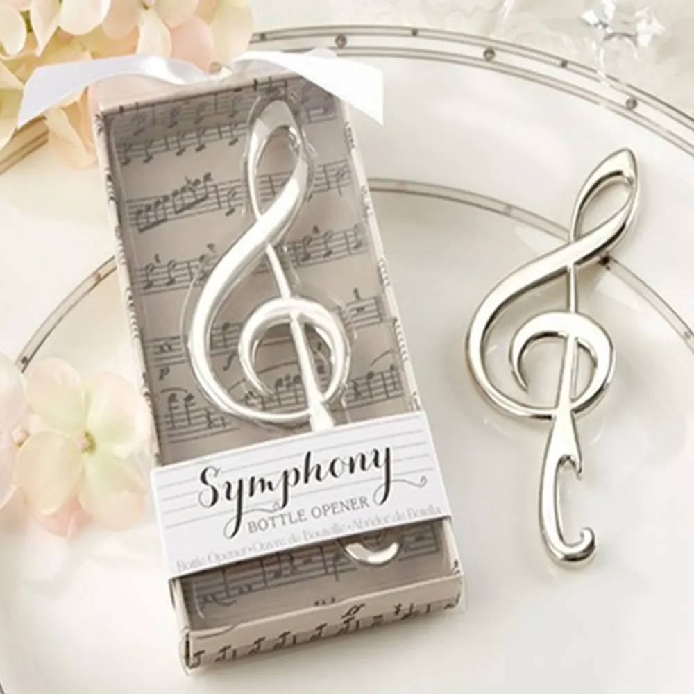 Wedding Decoration Creative Birthday Wedding Stainless Steel Music Note Bottle Opener Beer Opener Gift with Retail Box
Wedding Decoration Creative Birthday Wedding Stainless Steel Music Note Bottle Opener Beer Opener Gift with Retail Box
