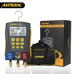 Цифровой манометр AUTOOL LM120 для измерения давления хладагента в системах кондиционирования, аналог Testo