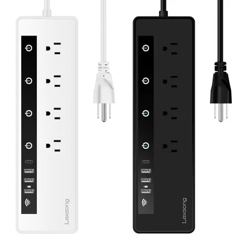 Smart Wifi Power Strip Surge Protector Multiple Power Sockets 3 USB Port Voice Control for Amazon Echo Alexa's Google Home Timer
Smart Wifi Power Strip Surge Protector Multiple Power Sockets 3 USB Port Voice Control for Amazon Echo Alexa's Google Home Timer