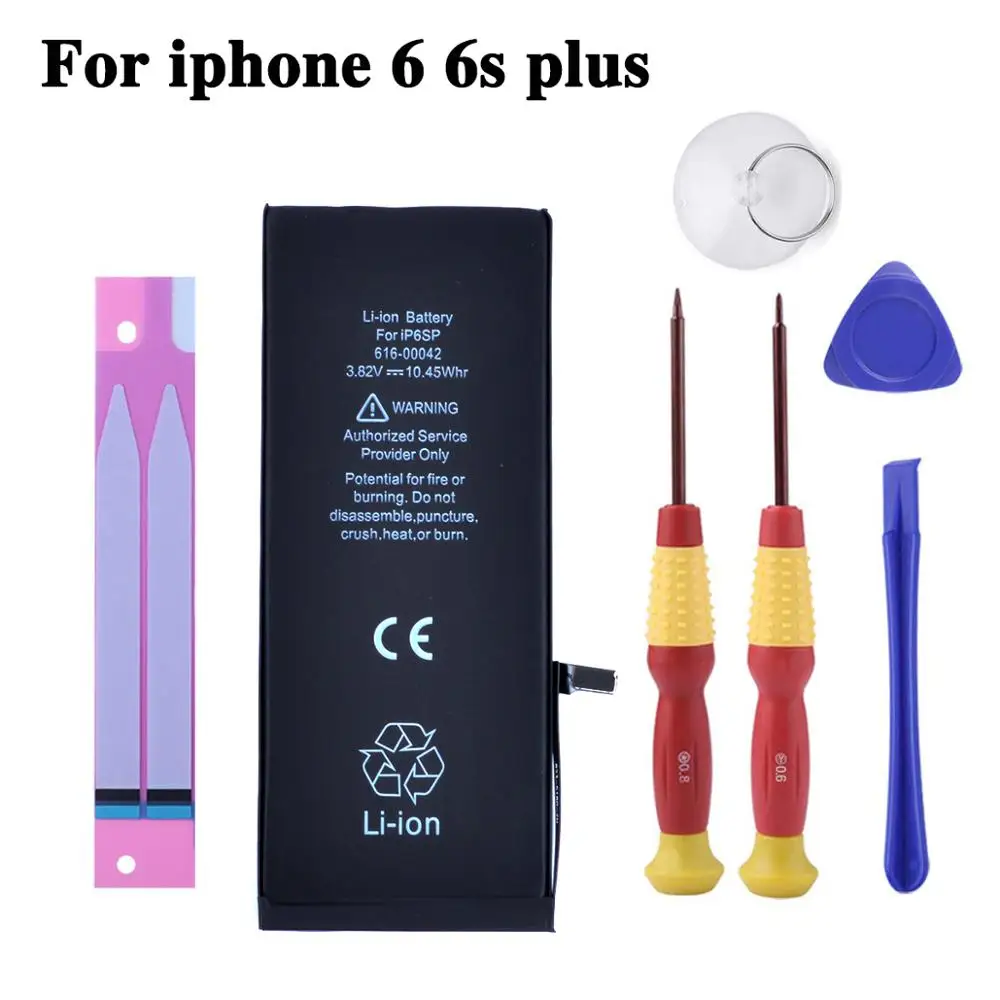 Conenset Original battery For iphone 6 6s 6plus 6splus battery Replacement Internal Phone Lithium Batteries + Free Tools
Conenset Original battery For iphone 6 6s 6plus 6splus battery Replacement Internal Phone Lithium Batteries + Free Tools