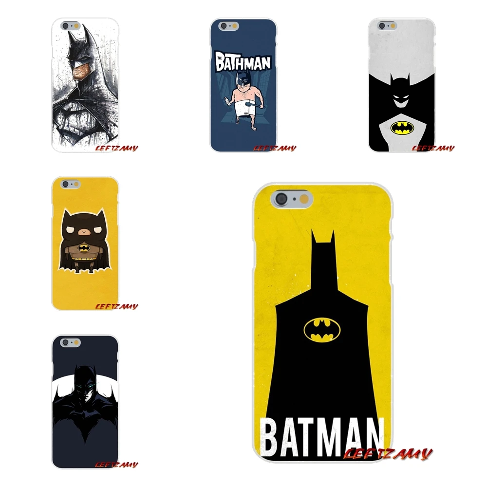 Для iPhone X 4 4s 5 5S 5C SE 6 S 7 8 Plus Comics забавные Бэтмен аксессуары с героями мультфильмов