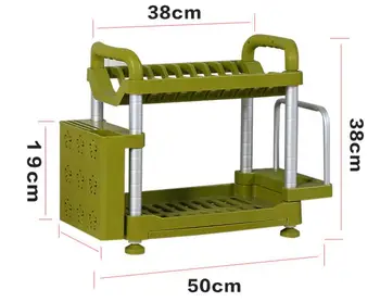 Double layer Dish Rack Multifunction Kitchen Dish Draining Holder Rust-Proof Bowl Storage Rack
Double layer Dish Rack Multifunction Kitchen Dish Draining Holder Rust-Proof Bowl Storage Rack