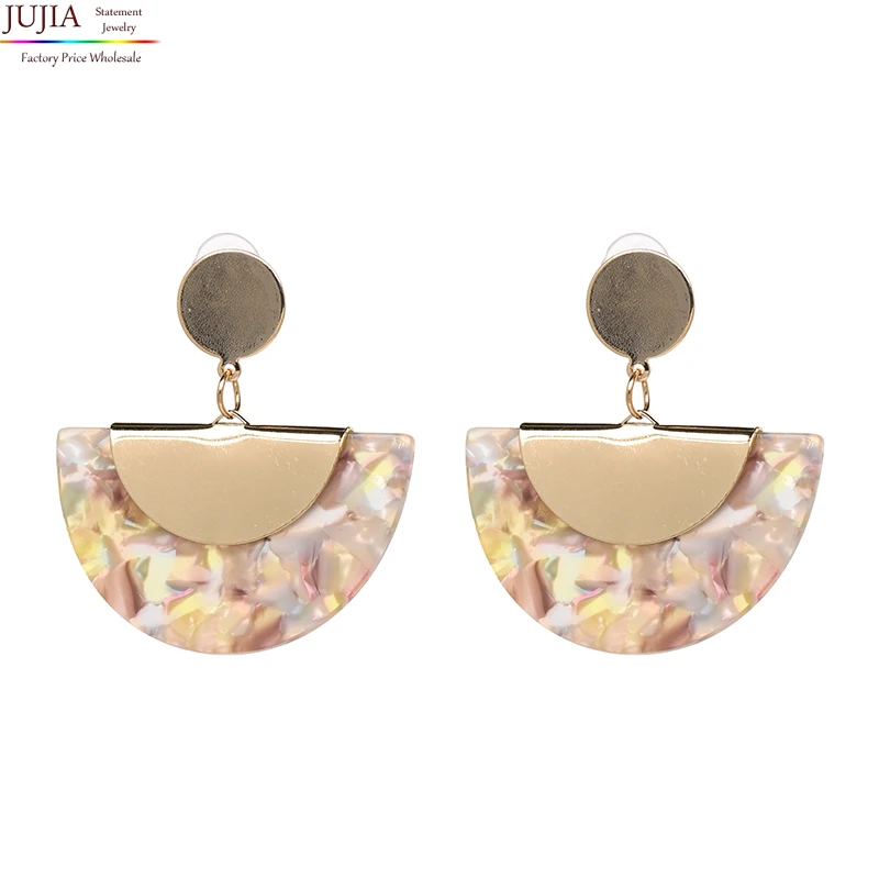 JUJIA 6 colors New 2019 Trend fashion resin earring for women vintage big drop statement Earrings
JUJIA 6 colors New 2019 Trend fashion resin earring for women vintage big drop statement Earrings