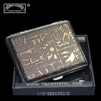 Cigarette Case Flip Top Personality Originality Portable Metal Business Ultra-thin Men's Aluminium Alloy Cigarette Clip
Cigarette Case Flip Top Personality Originality Portable Metal Business Ultra-thin Men's Aluminium Alloy Cigarette Clip