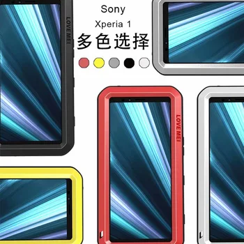 LOVE MEI Heavy Duty Protection Doom armor Metal Aluminum Waterproof phone Case For Sony Xperia 1 Metal Powerful Shockproof Cover
LOVE MEI Heavy Duty Protection Doom armor Metal Aluminum Waterproof phone Case For Sony Xperia 1 Metal Powerful Shockproof Cover